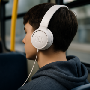 Auricular JBL Tune 500 On-Ear con Cable y Pure Bass