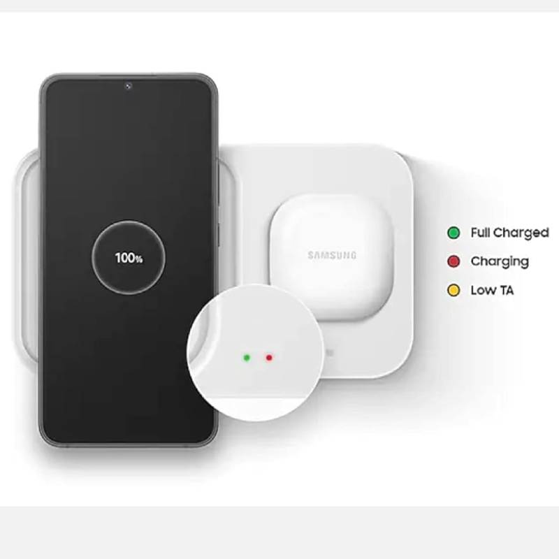 Cargador Inalámbrico Samsung Duo 15W Carga Rápida - Imagen 3