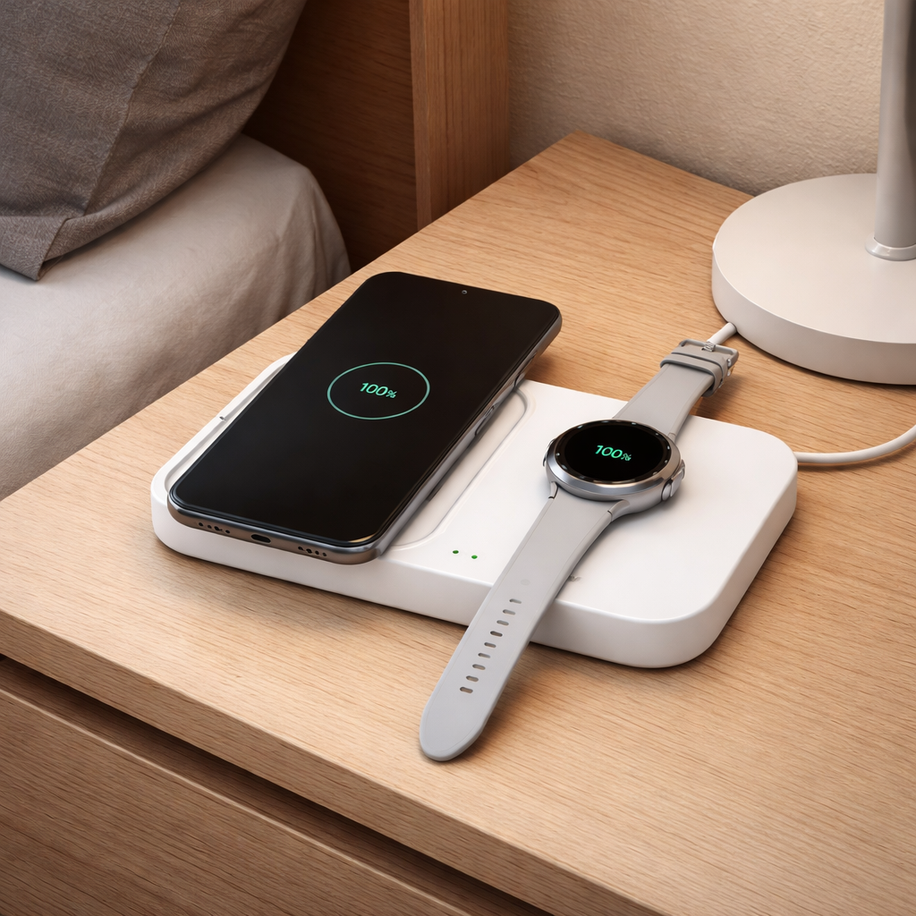 Cargador Inalámbrico Samsung Duo 15W Carga Rápida