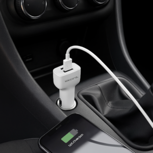 Cargador para Auto Dual | USB-A | con Cable USB-A a Lightning