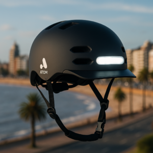 Casco Ajustable con Luz Atom