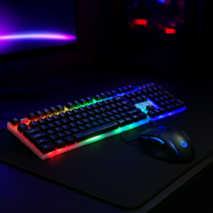 Combo Gamer - Teclado 100% y Mouse - GTX-300