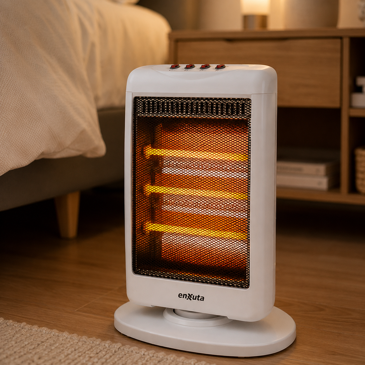 Estufa Halógena Oscilante Enxuta 1200W