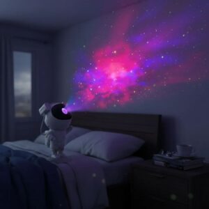 Proyector Galaxia de Astronauta con Control Remoto