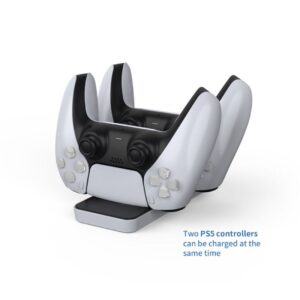 Soporte Cargador Doble de Joystick PlayStation PS5