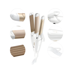 Planchita Rizador Buclera 3 en 1 Kemei