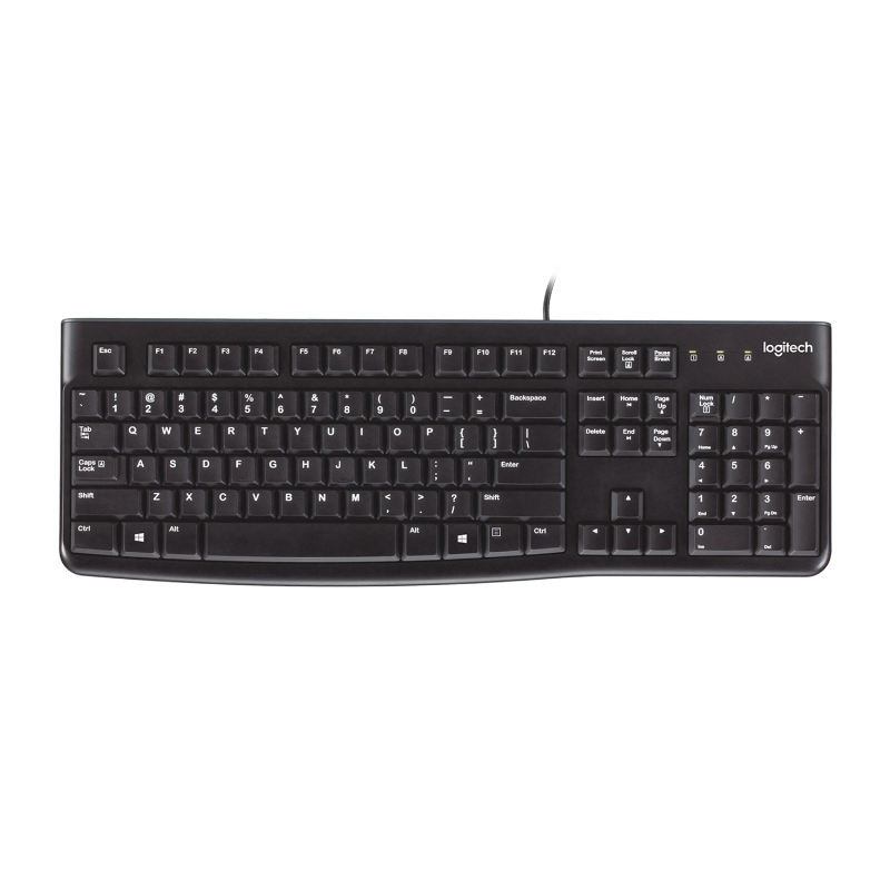 Teclado Logitech K120 USB con Teclado Numérico