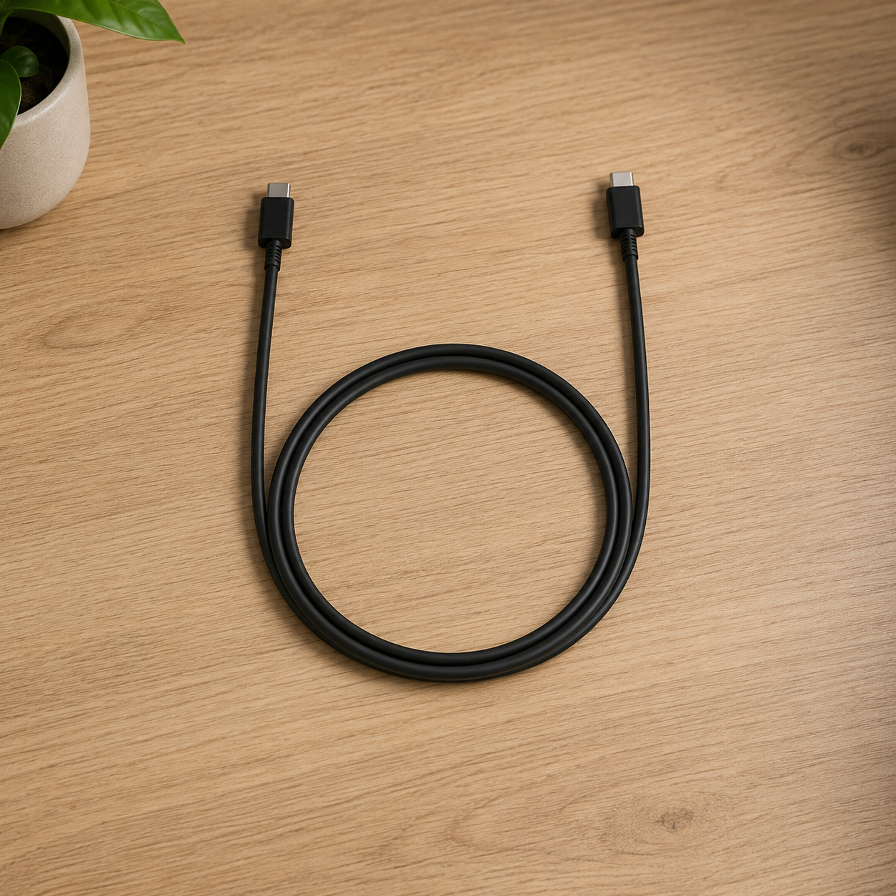 Cable USB-C a USB-C PD 60W 3A Fast Charge 1 Metro